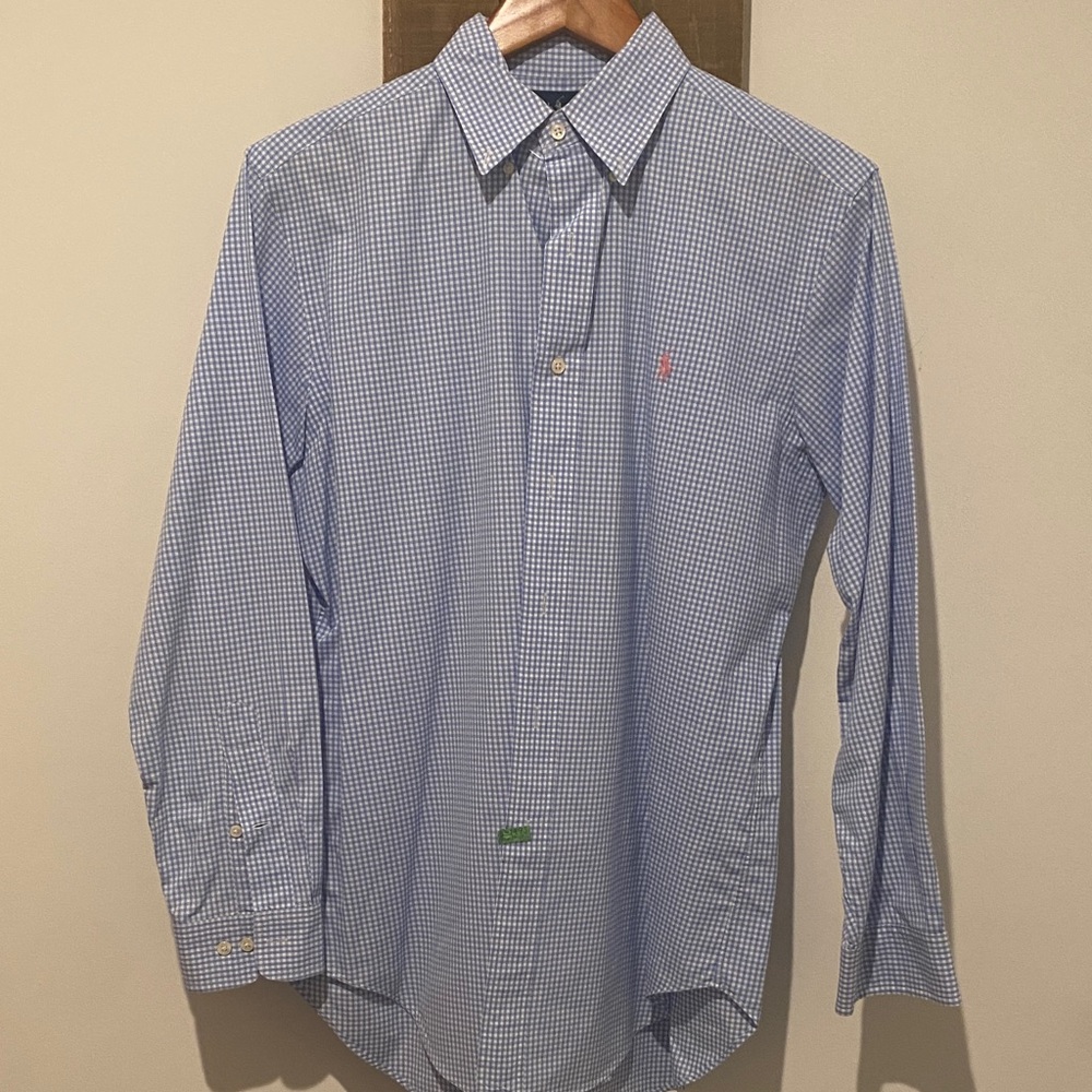 Polo Ralph Lauren Blue Checkered Men's Shirt